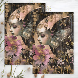 SEDA PAPEL DOS TECIDOS DE MÍSTICA E DE DESCOLAGEM DA LU