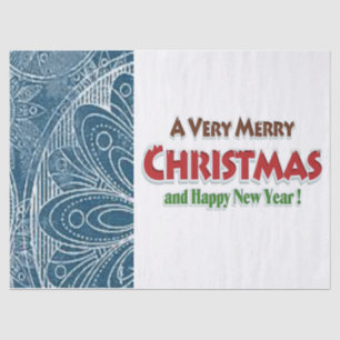 Seda Papel dos Tecidos de Natal, Feliz Natal