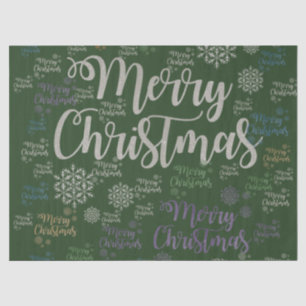 Seda Papel dos Tecidos de Natal, Feliz Natal