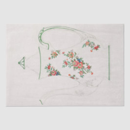 SEDA PAPEL DOS TECIDOS: JAPONÊS: DESIGN TEAPOT DE 1910