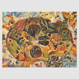 Seda Papel Dourado de Dissociação do Caveira Steampunk