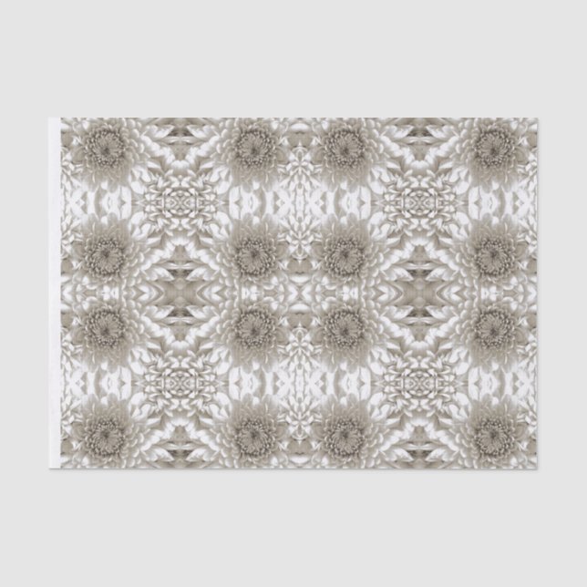 Seda Papel Floral Tissue | Embrulho de Presente e Artes (Frente )