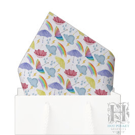 Seda Papel Higiênico Chuva de Cores