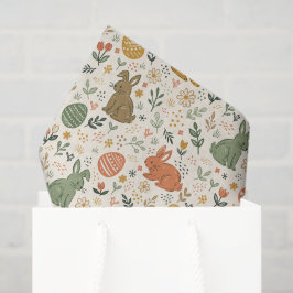 Seda Papel Higiênico de Coelhinhos da Primavera Desenha