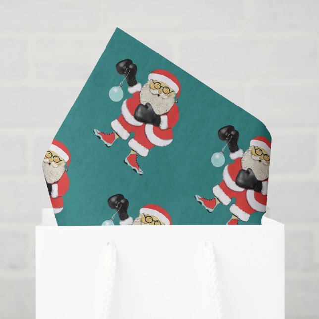 Seda Papel Higiênico de Natal de Boxe (Sacola de presentes)