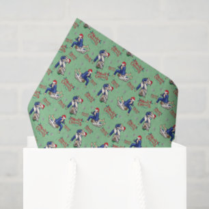 Seda Papel Higiênico de Natal de Jiu Jitsu em Verde