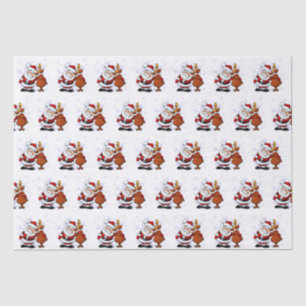 Seda Papel Higiênico de Natal Engraçado do Papai Noel e