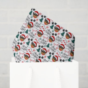 Seda Papel Higiênico de Natal Rottweiler