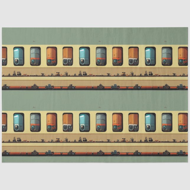 Seda Papel Higiênico de Trem (Frente )