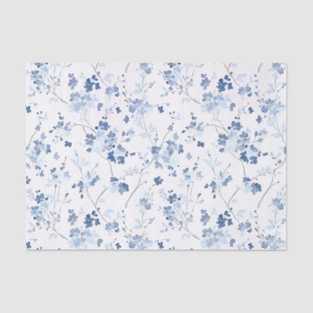 Seda papel higiênico flor de não-me-esqueça (Frente )