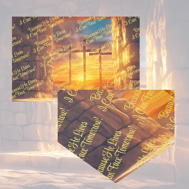 Seda Papel no Tecido de Ressurreação da páscoa (Criador carregado)