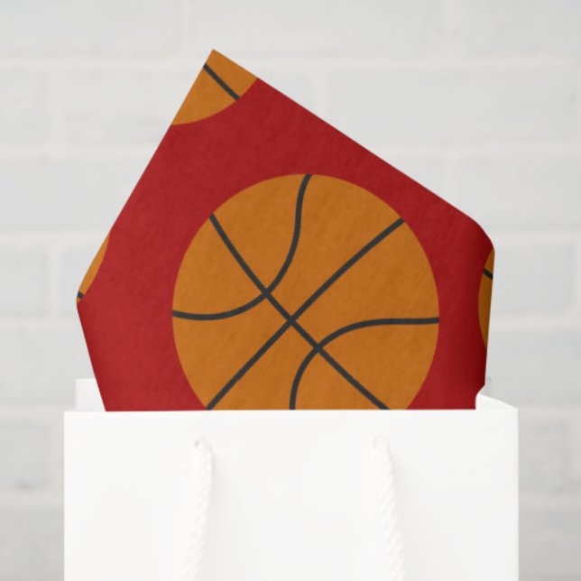 Seda Papel para festas de basquetebol (Sacola de presentes)