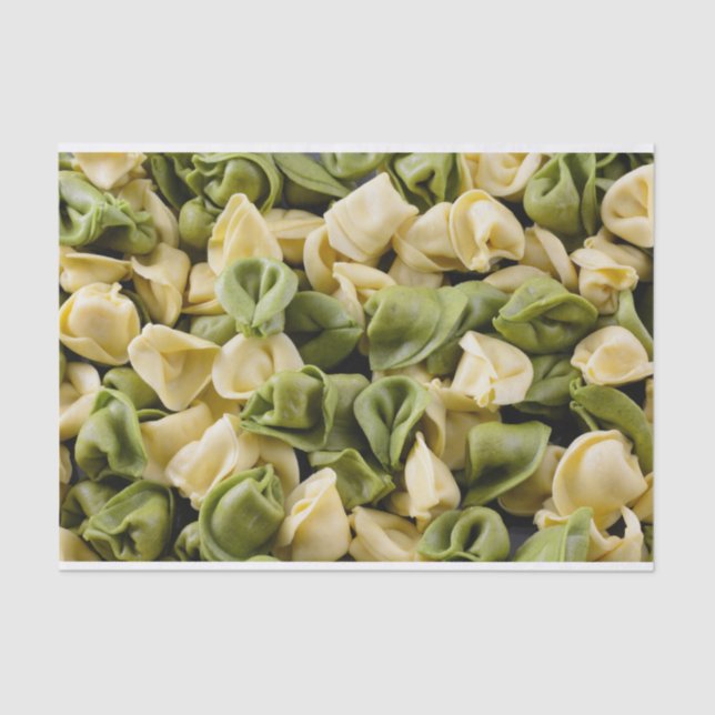 Seda Papel para massas alimentícias, de tortellini, cru (Frente )
