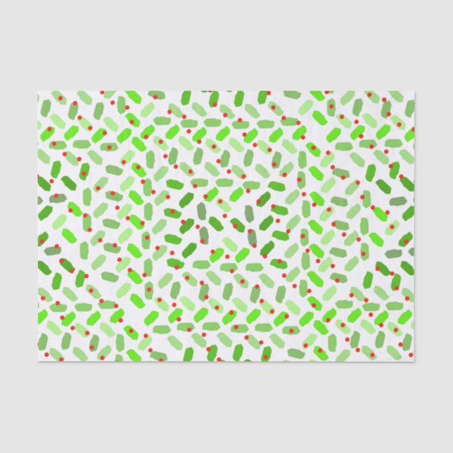 Seda Papel para tecidos de Abstrato de Natal (Frente )