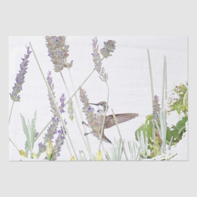 Seda Papel para tecidos de aves selvagens (Frente )