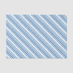 Seda Papel para tecidos de inverno com risca azul