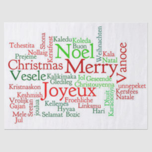 Seda Papel para tecidos de Natal