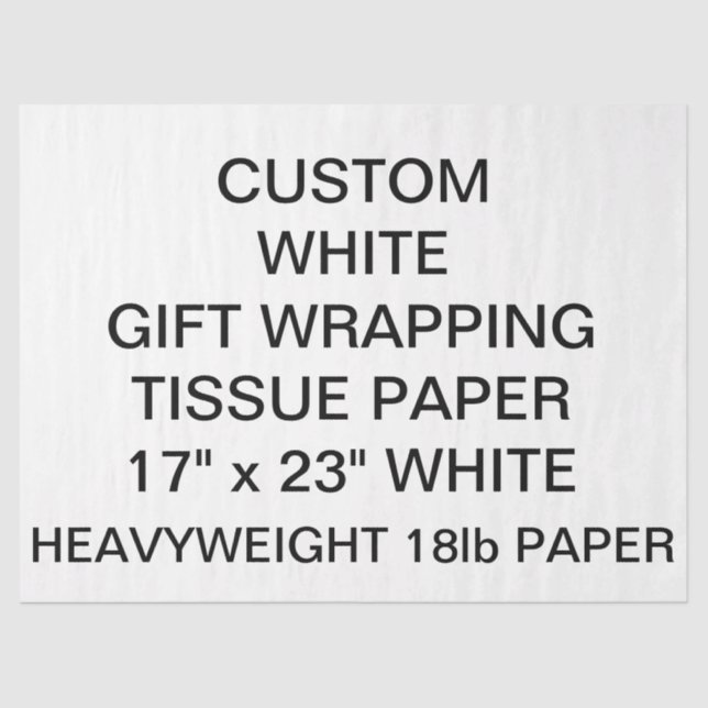 Seda Papel personalizado de empacotamento de tecidos es (Frente )