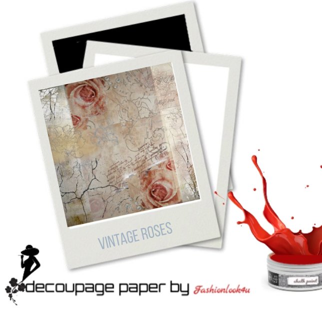 Seda Papel Românico de Decoupage Parisiense (Criador carregado)