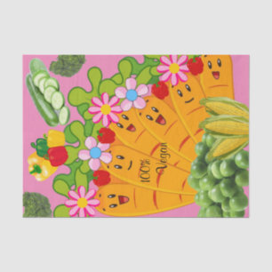 Seda Papel Tecido - 100% De Placas De Vegan