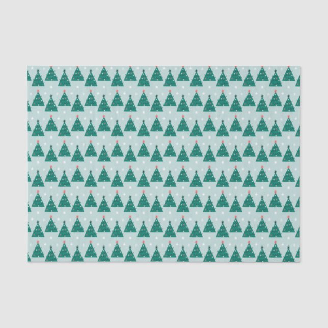 Seda Papel Tecido Árvore de Natal Dias Alegres de Azevi (Frente )