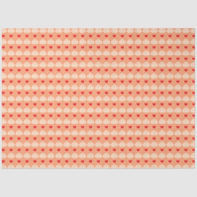 Seda Papel Tecido Cantaloupe De Amor Idiota (Frente )