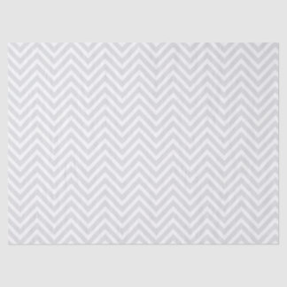 Seda Papel Tecido Cinza e Branco em Forma de Chevron