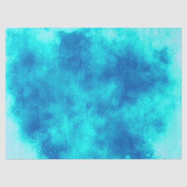 Seda Papel Tecido com Efeito de Nuvem Supernova (Frente )