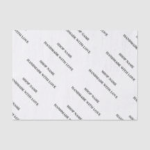 Papel Tecido com Logotipo de Loja Personalizado Re