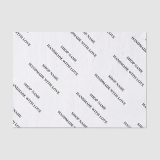 Seda Papel Tecido com Logotipo de Loja Personalizado Re