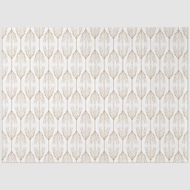 Seda Papel Tecido das Árvores de inverno (Frente )