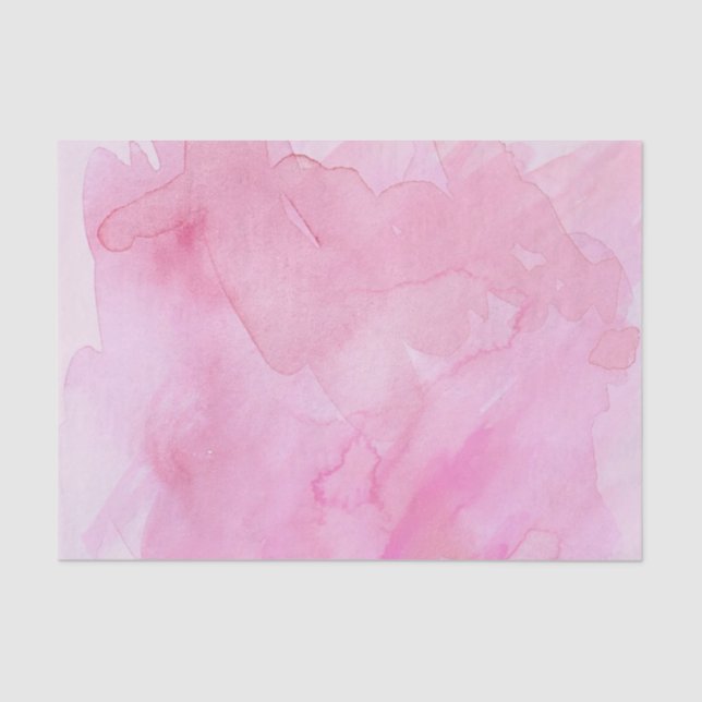 Seda Papel Tecido de Aquarela - Pinos Pálidos (Frente )