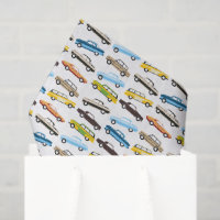 Papel Tecido de Carros Antigos