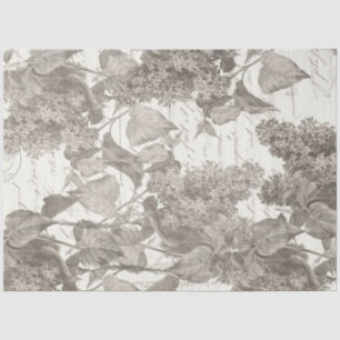 Seda Papel Tecido de Colagem Lilac Vintage