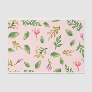 Seda Papel Tecido de Cor da Água Fleur