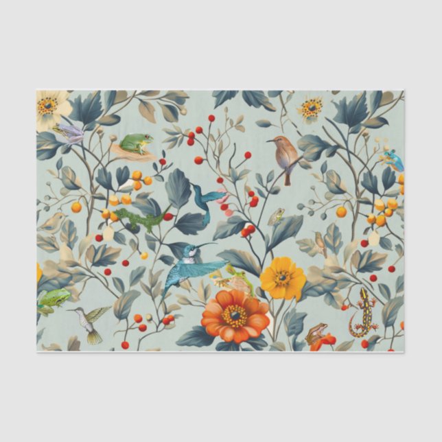 Seda Papel Tecido de Decoupage da Adele (Frente )