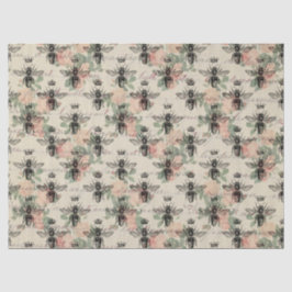Seda Papel Tecido de Decoupage da Rainha Vintage Honey 