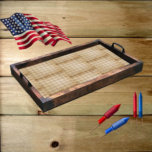 Seda Papel Tecido de Decoupage de Águia Patriótico