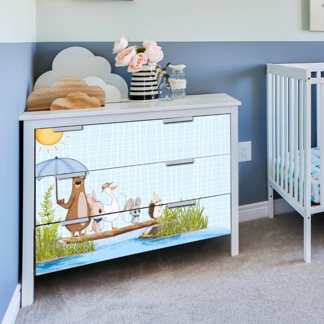 Seda Papel Tecido de Decoupage de Caminhada Animal (Criador carregado)