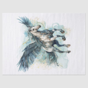 Seda Papel Tecido de Decoupage de Pegasus Watercolor
