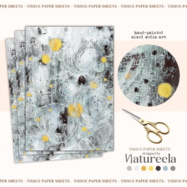 Seda Papel Tecido de Design de Textura Artística Abstra (Criador carregado)