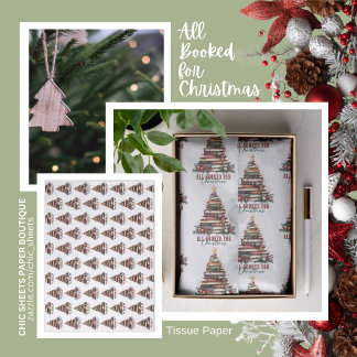 Seda Papel Tecido de Design Tudo Reservado para o Natal