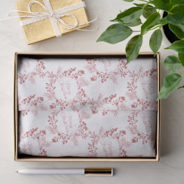 Seda Papel Tecido de Natal em Forma de Coroa – Embrulho