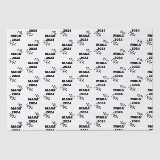 Seda Papel Tecido de Natal MAGA (Frente )