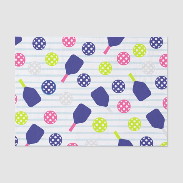 Seda Papel Tecido de Pickleball (Frente )
