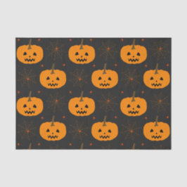 Seda Papel Tecido de Pumpkin Halloween