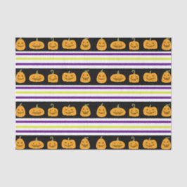 Seda Papel Tecido de Stripe Halloween