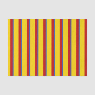 Seda Papel Tecido de Stripes Vermelhas Foguetes