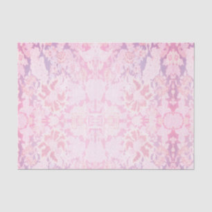 Seda Papel Tecido impressão de Padrão Floral Rosa Vin