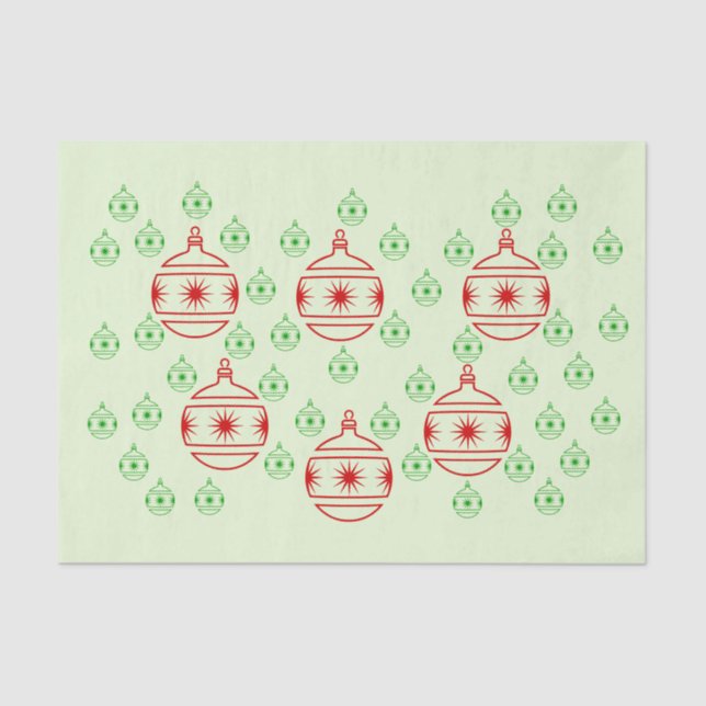 Seda Papel Tecido - Ornamentos de Árvores Redondas (Frente )